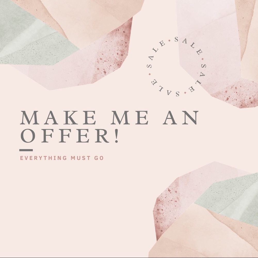 Reasonable offers accepted 😬😘